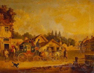 A chegada de York a Londres Royal Mail de Charles Cooper Henderson