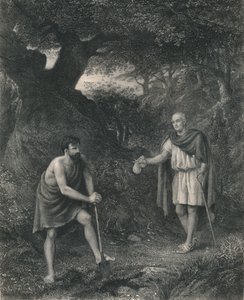 Timon e Flavius Timon de Atenas, c1870