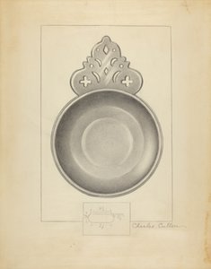 Porringer de Estanho