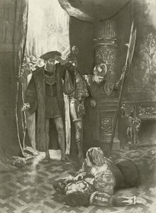 Lucrezia Borgia, último ato última cena (gravura) de Charles D. Graves