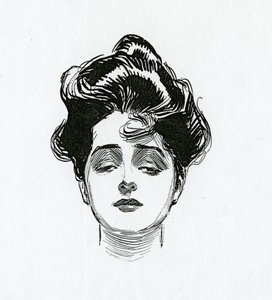Uma garota Gibson, c.1902 de Charles Dana Gibson