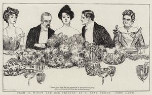 De uma viúva e seus amigos de Charles Dana Gibson