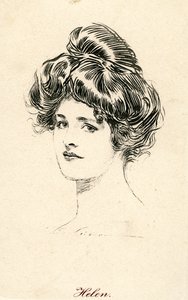 Helen, uma garota de Gibson, c.1900