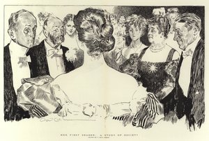 Sua primeira temporada, um estudo da sociedade de Charles Dana Gibson