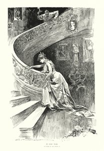 Em ano bissexto (litografia) de Charles Dana Gibson