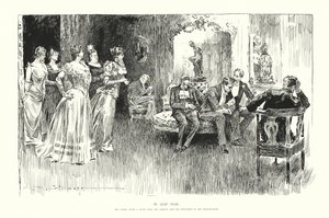 Em ano bissexto (litografia) de Charles Dana Gibson
