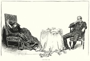 O amor vai morrer (litho) de Charles Dana Gibson