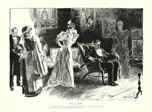 Não é um fantasma (litografia) de Charles Dana Gibson