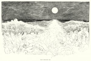 Aquele mar agitado (litho) de Charles Dana Gibson