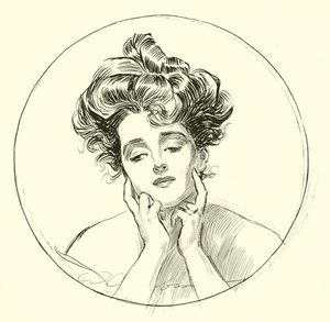 A linda viúva de Charles Dana Gibson