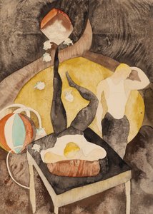 Em Vaudeville: Dois Acrobat-Jugglers de Charles Demuth
