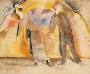 Em Vaudeville: Mulher e Homem no Palco de Charles Demuth
