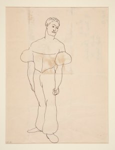 Malabarista, ou homem fantasiado de Charles Demuth