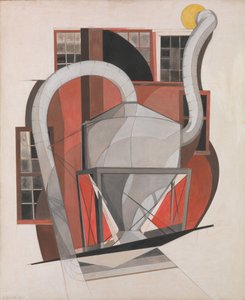 Máquinas, 1920 (guache e grafite no cartão)