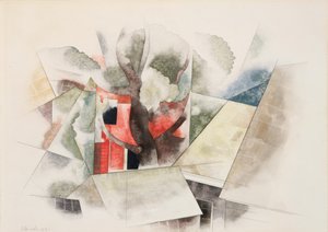 Telhado e fantasia de Charles Demuth