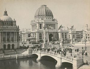 Edifício da Administração na Worlds Columbian Exposition, Chicago, 1893 de Charles Dudley Arnold