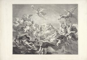 Phaëton em Apollo
As pinturas de Charles le Brun e Eustache Le Sueur na casa do Presidente Lambert (título da série) de Charles Dupuis