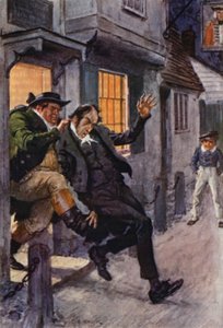 Ilustração para The Pickwick Papers de Charles Dickens (litografia a cores) de Charles Edmund (after) Brock