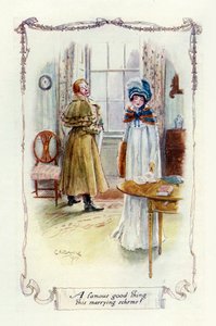 Uma coisa boa famosa este esquema de casar, 1907 (ilustração)