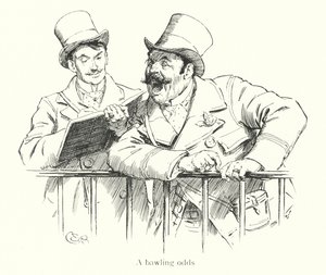 Probabilidades de berrar em uma pista de corrida (gravação) de Charles Edmund Brock