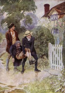 Ilustração para a estrada larga um romance de Kent de Charles Edmund Brock