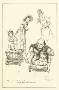Ilustração para The Essays of Elia de Charles Lamb (gravura) de Charles Edmund Brock