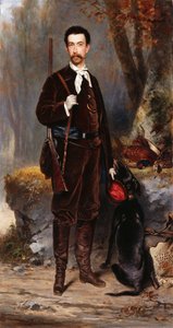 Um caçador com um cachorro, 1876
