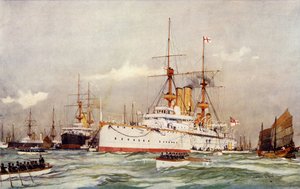 O Centurião Sir Edward Seymour&39;s Flagship no Extremo Oriente, 1900