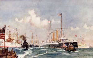 O Crescente Flagship em Bar Harbor, 1900