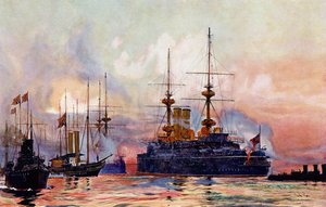 O Príncipe George em Spithead: O Requiem Naval da Rainha Vitória