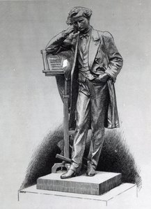 Hector Berlioz, depois da estátua de Alfred Lenoir na Praça Vintimille, Paris, 1886