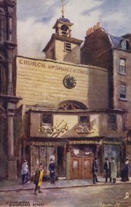 Igreja de St Ethelburga, Bishopsgate Street, Londres de Charles Edwin Flower