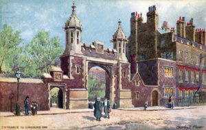 Entrada, lincolns, hospedaria, londres