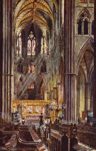 O coro, abadia de Westminster