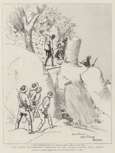A ascensão na Rodésia, lutando no Granito Kopjes perto de Gwelo de Charles Edwin Fripp