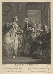 Contrato de casamento, século XVIII
