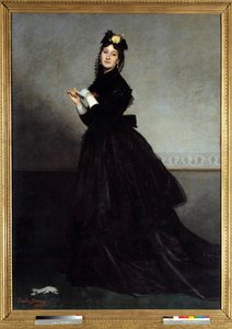 The Lady in the Glove Painting de Emile Auguste Carolus Duran (1837-1917) 1869 Sun. 2,28 x 1,64 m Paris, Musee d