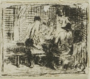 Bebedores de Charles Emile Jacque