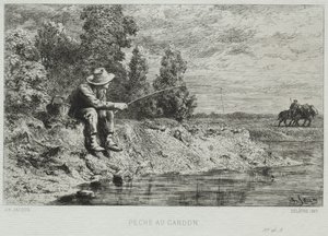 Pescaria. de Charles Emile Jacque