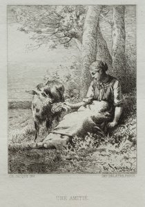 Amizade de Charles Emile Jacque