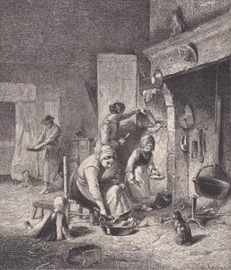 Gruel, de Le Magasin Pittoresque, ca. 1852. de Charles Emile Jacque