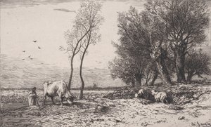 Inverno, 1867. de Charles Emile Jacque