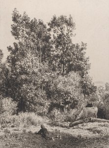 Paisagem, 1864. de Charles Emile Jacque