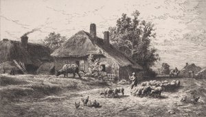 O Hamlet, 1867. de Charles Emile Jacque