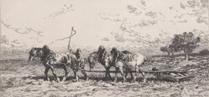 Floresta. de Charles Emile Jacque