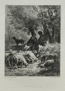 Pastoral de Charles Emile Jacque