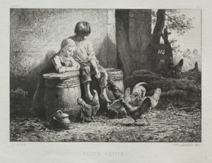 Petite, petite. de Charles Emile Jacque