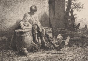 Pequeno, pequeno!!, 1864. de Charles Emile Jacque