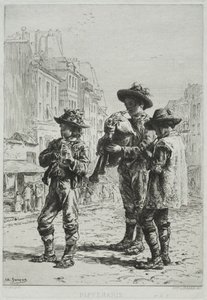 Pifferaris. de Charles Emile Jacque