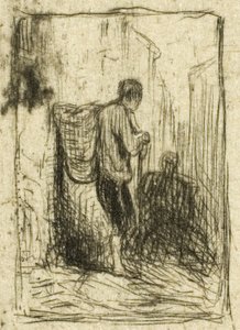 Catador de trapos de Charles Emile Jacque